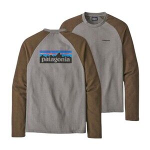 Patagonia Men's P-6 Logo Lightweight Crew Sweatshirt Size Small Organic Cotton